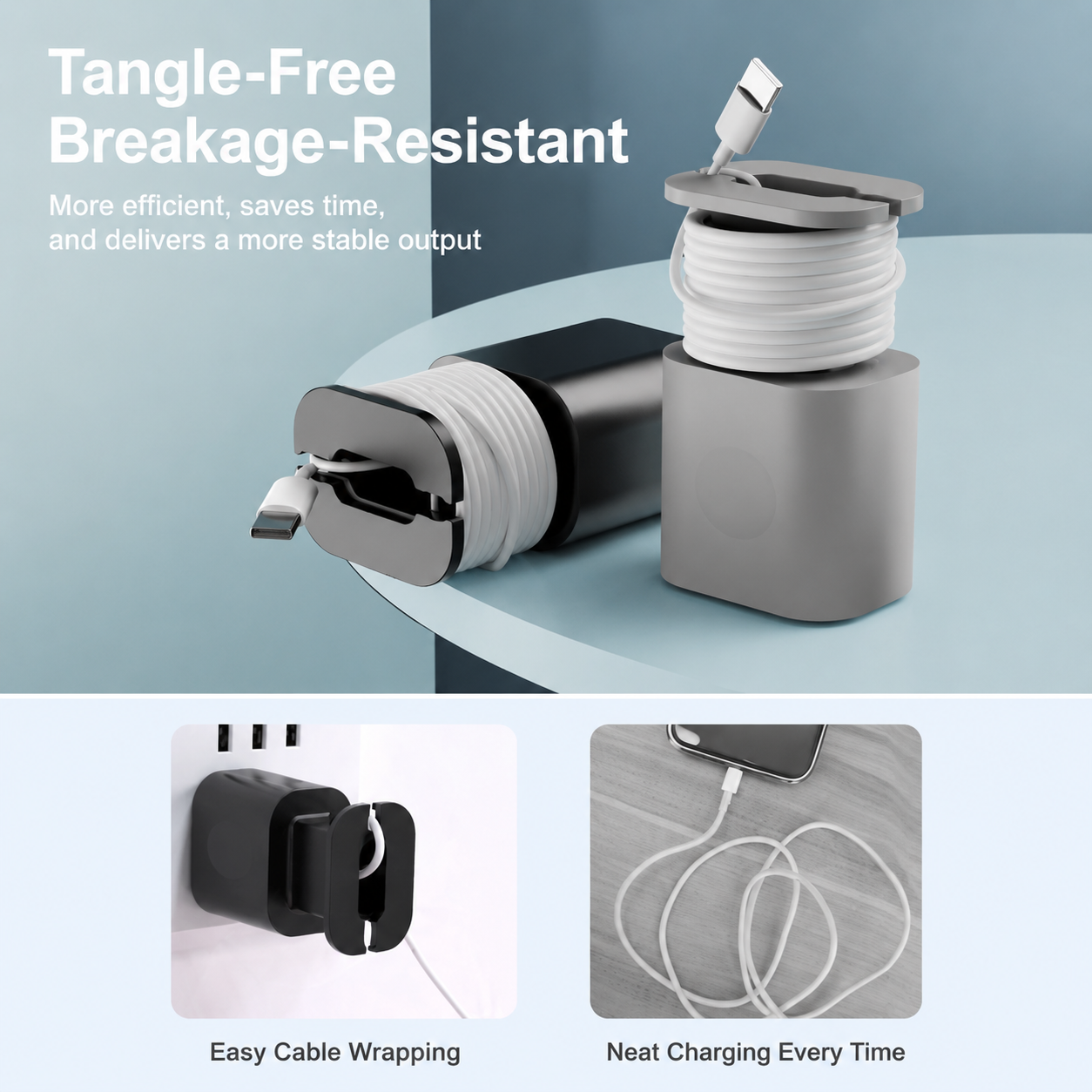 🛡️2-in-1 Silicone Charger Protective Case