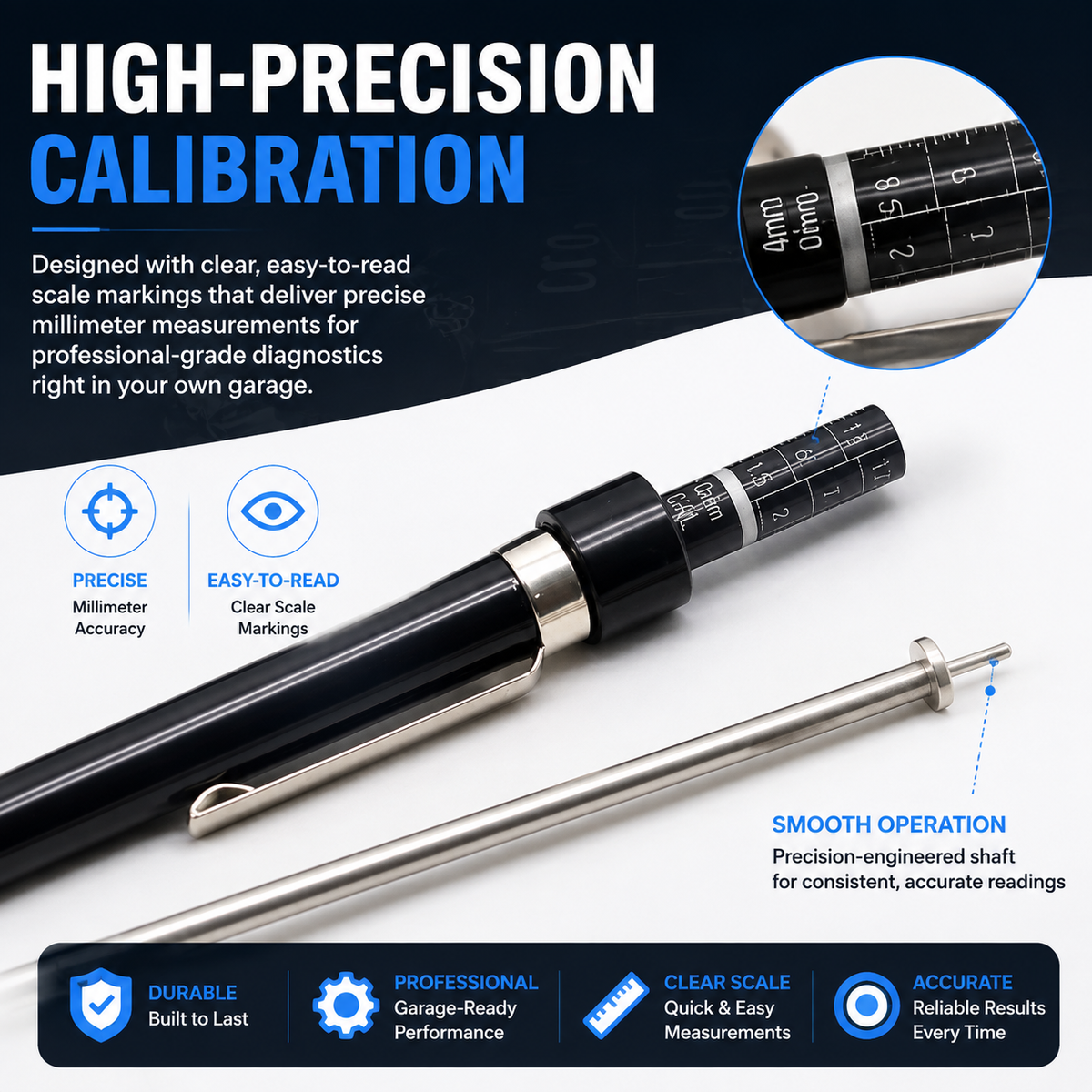 🖊️Professional brake pad thickness measuring pen