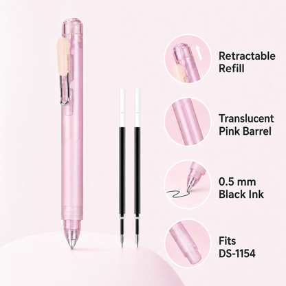 ✏️Retractable Pocket Gel Ink Pen Set