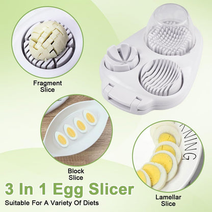✨3-in-1 Multifunctional Egg Cutter