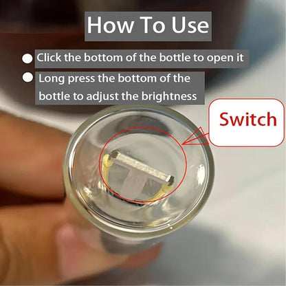 💡Dimmable Car USB Night Light – Touch-Controlled LED Filament Light