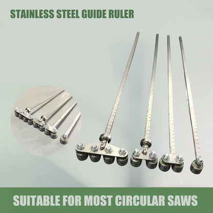 📏Stainless steel 60cm dual-axis positioning calipers - suitable for woodworking layout tasks