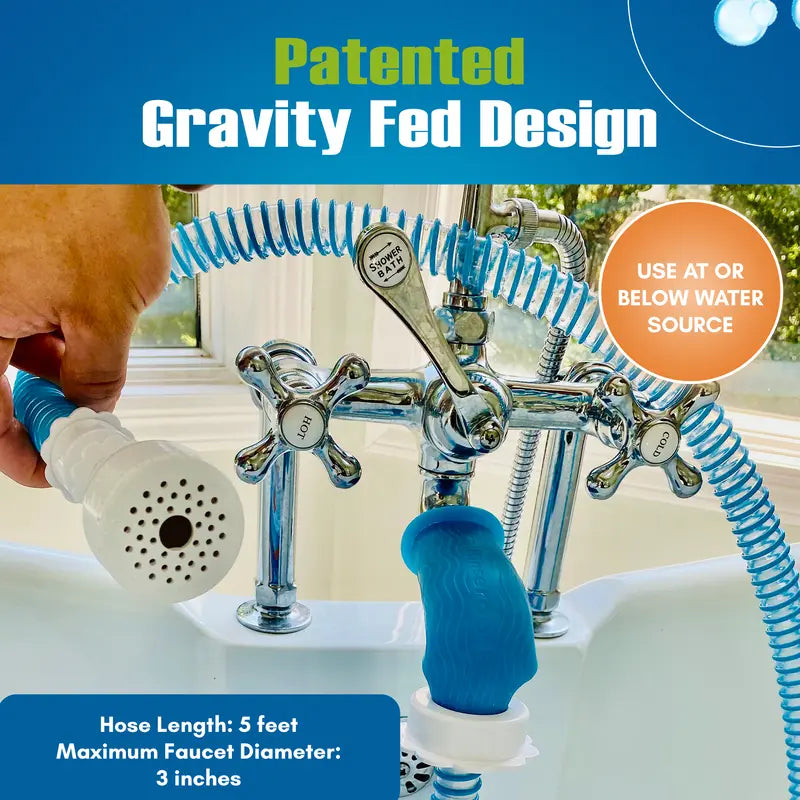 🧩Pet water pipe - Indoor and outdoor bathing shower hose - Universal spray head
