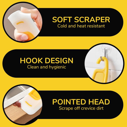 🍳2-Piece Heat-Resistant Silicone Kitchen Scraper Set