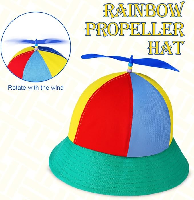 Cane Butterfly Helical Propeller Fashion Colored Fisherman Hat