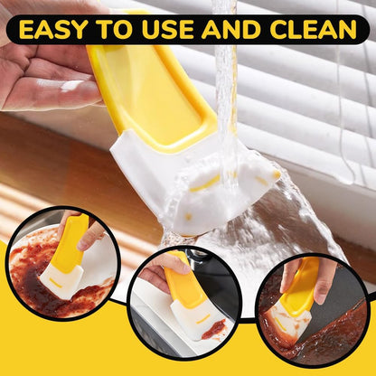 🍳2-Piece Heat-Resistant Silicone Kitchen Scraper Set