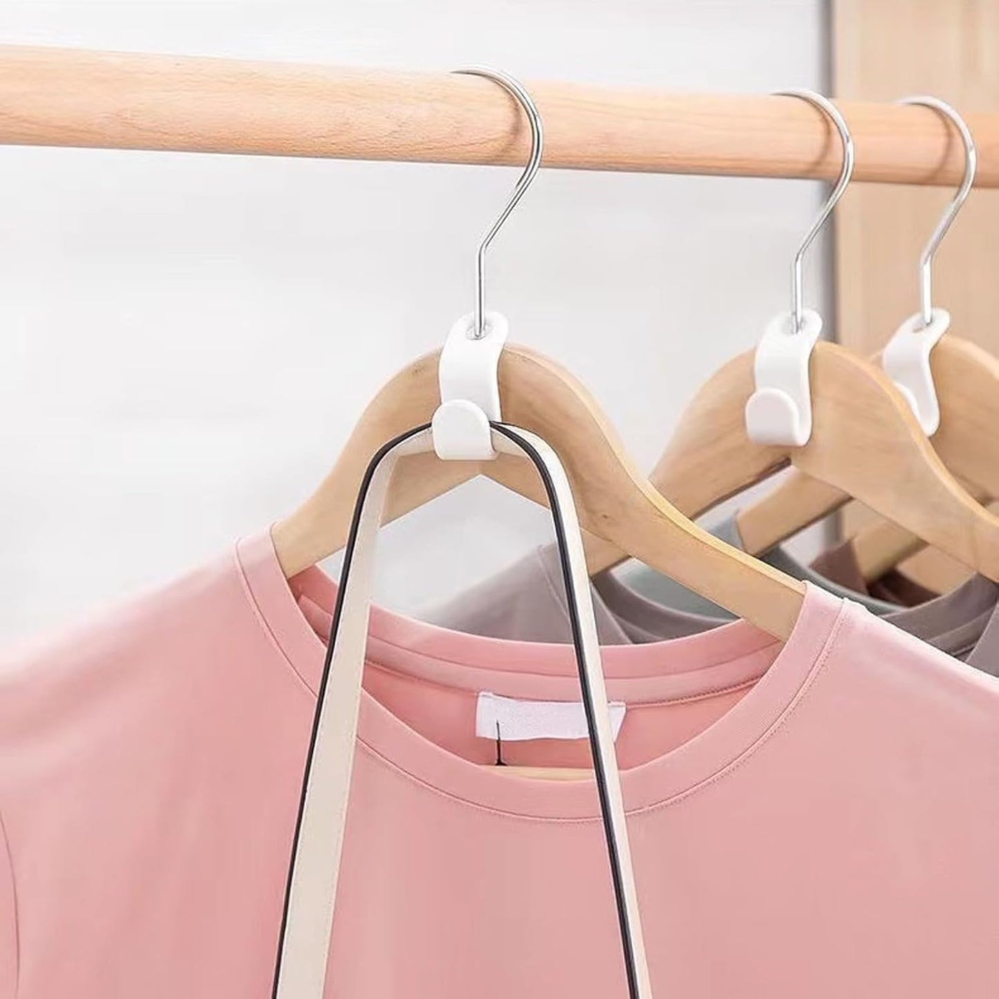 🧥 Space Saving Hangers Connector Hooks 20 Counts