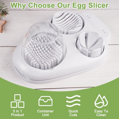 ✨3-in-1 Multifunctional Egg Cutter