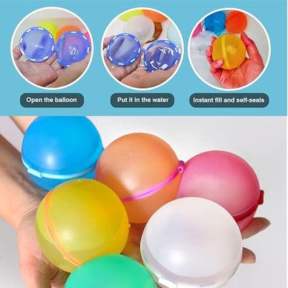 💧Silicone magnetic reusable water ball