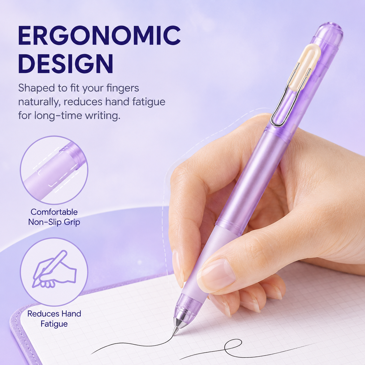 ✏️Retractable Pocket Gel Ink Pen Set