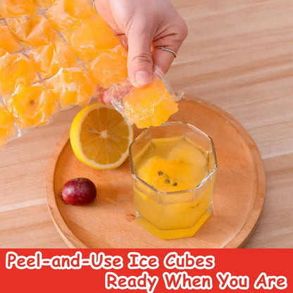 100 Packs Of Disposable Transparent Refrigeration Ice Packs