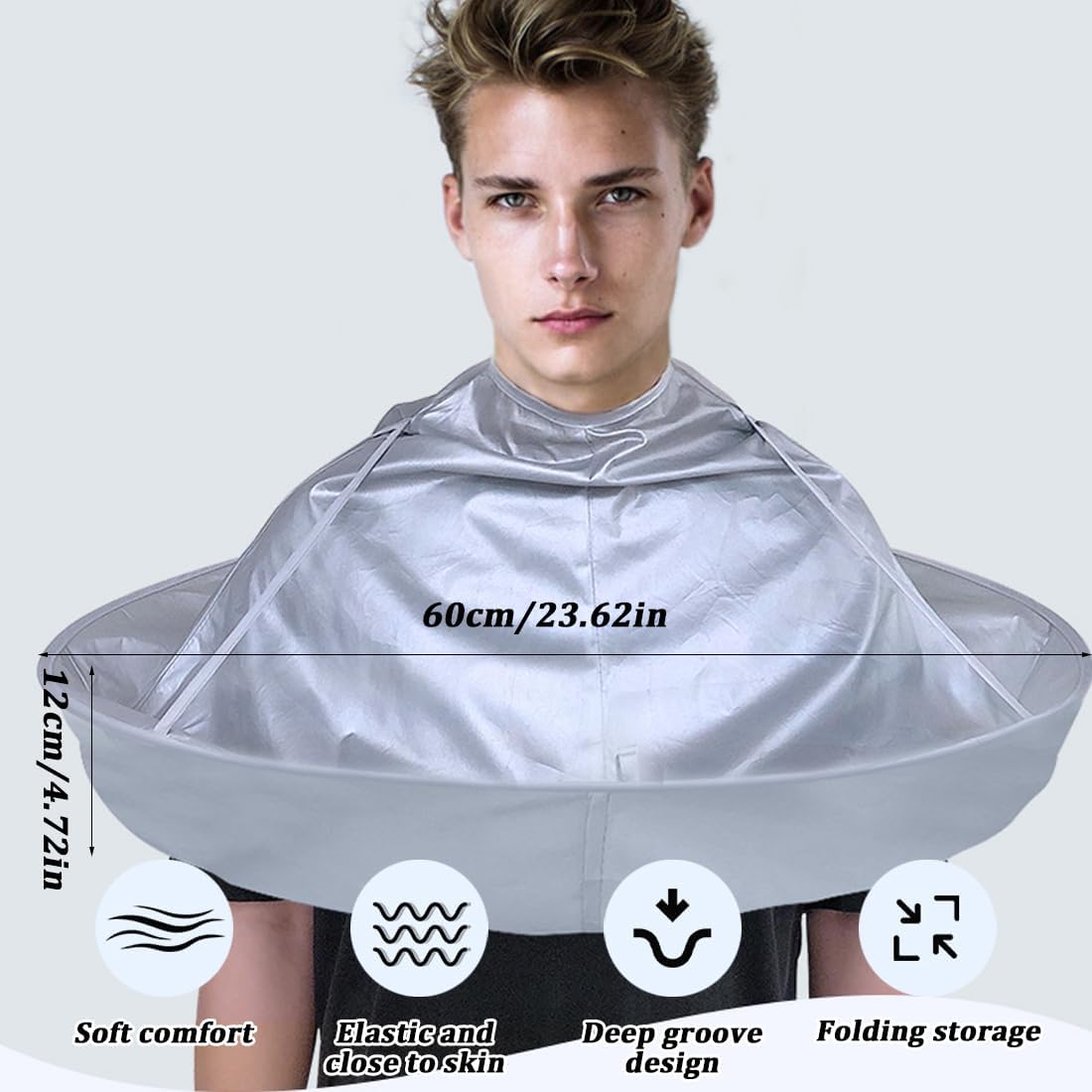 🪮Collapsible Haircutting Umbrella Cape – Suitable for Salon and Home Use