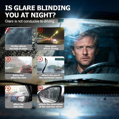 🧽Windshield Oil Film Eraser Wand - All-in-One Pro Kit
