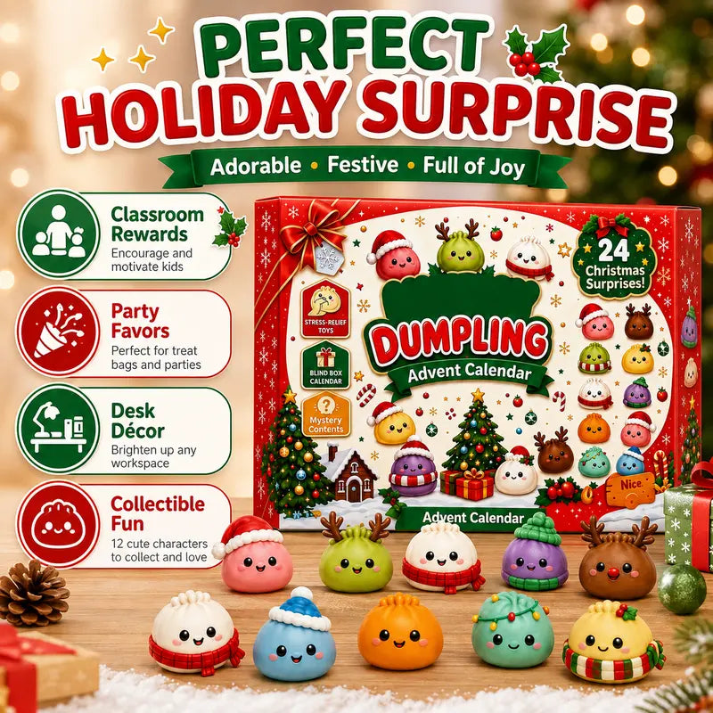 Christmas Squishies Advent 24 Day Calendar