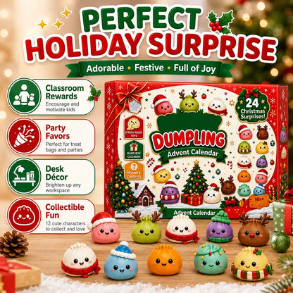 Christmas Squishies Advent 24 Day Calendar