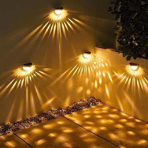 ☀️Solar-powered waterproof outdoor wall light - rechargeable, suitable for front porches and patios