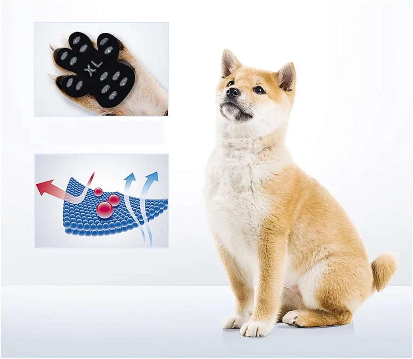 🐾🛡️ 4-Pack Dog Paw Pad Protectors