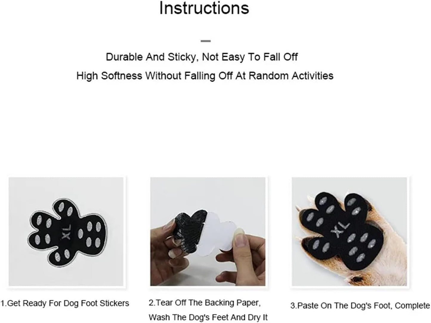🐾🛡️ 4-Pack Dog Paw Pad Protectors
