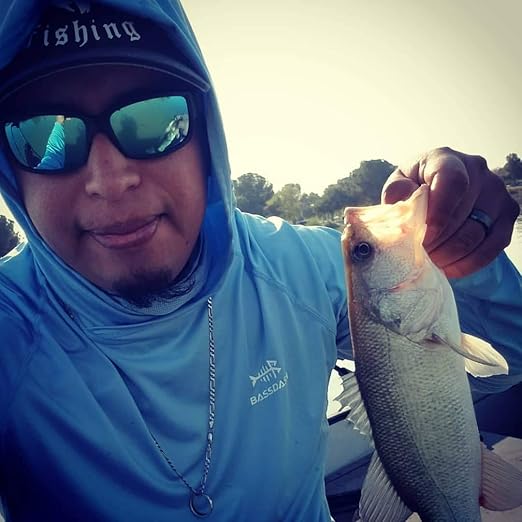 🌞 UPF 50+ Men’s Long Sleeve Fishing Shirt with Mask UV Neck Gaiter Hoodie