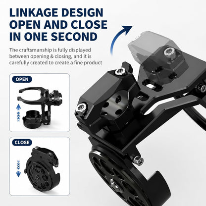 🏍️⚙️Foldable bicycle water bottle cage - suitable for scooters, strollers, and cycling