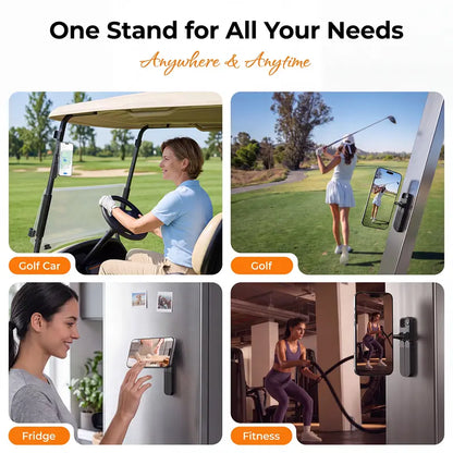 Magnetic Smartphone Holder - Foldable Dual-Sided Iron