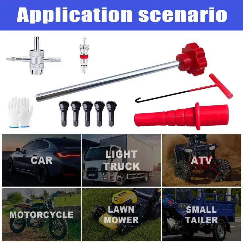 ⚡🔧 Quick Change Tire Valve Tool Kit