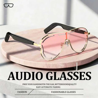 🕶️🎵Smart Bluetooth 5.4 Sunglasses with Open-Ear Audio Blue Light Blocking UV Protection Waterproof
