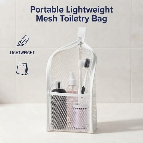 📂Portable Lightweight Mesh Toiletry Bag