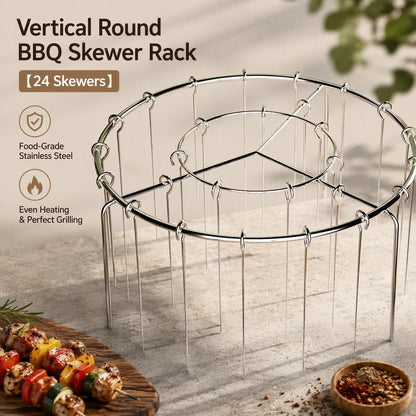 304 Stainless Steel Air Fryer Skewer Rack 360° Baking