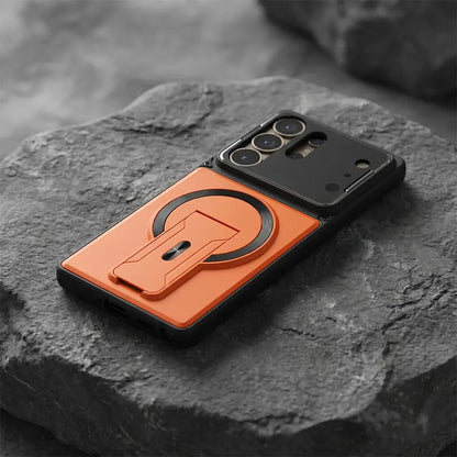 📱Multifunctional Magnetic Case with Invisible Stand & Camera Protection for Samsung S Series