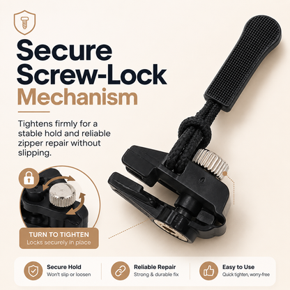 ⚡ Fix Any Broken Zipper in Seconds! Universal Detachable Zipper Repairer (No Sewing Required) 🧵