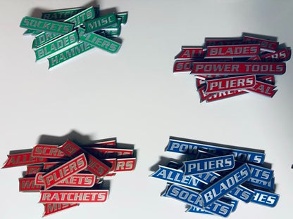 🔩🌟12 Pack of  Magnetic Toolbox Labels