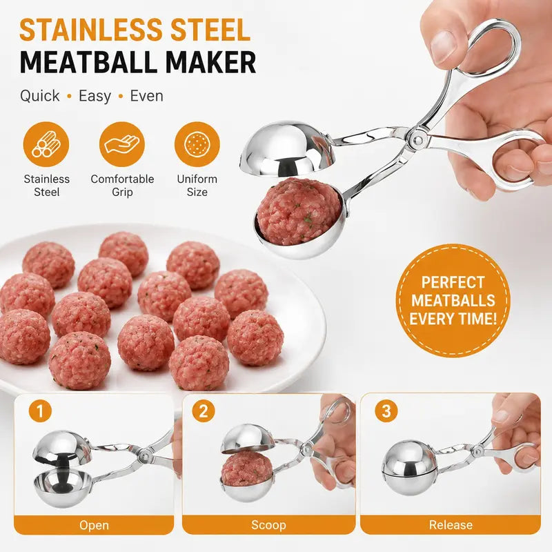Stainless Steel Meatball Maker