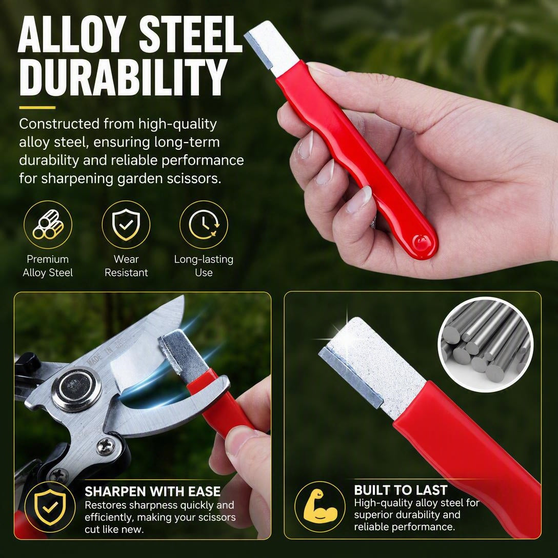 Portable Garden Scissors Sharpene