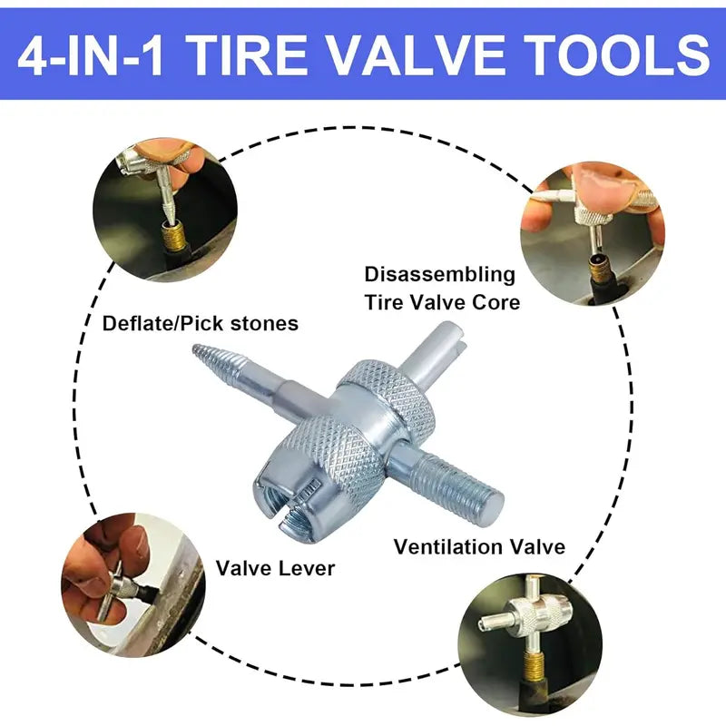 ⚡🔧 Quick Change Tire Valve Tool Kit