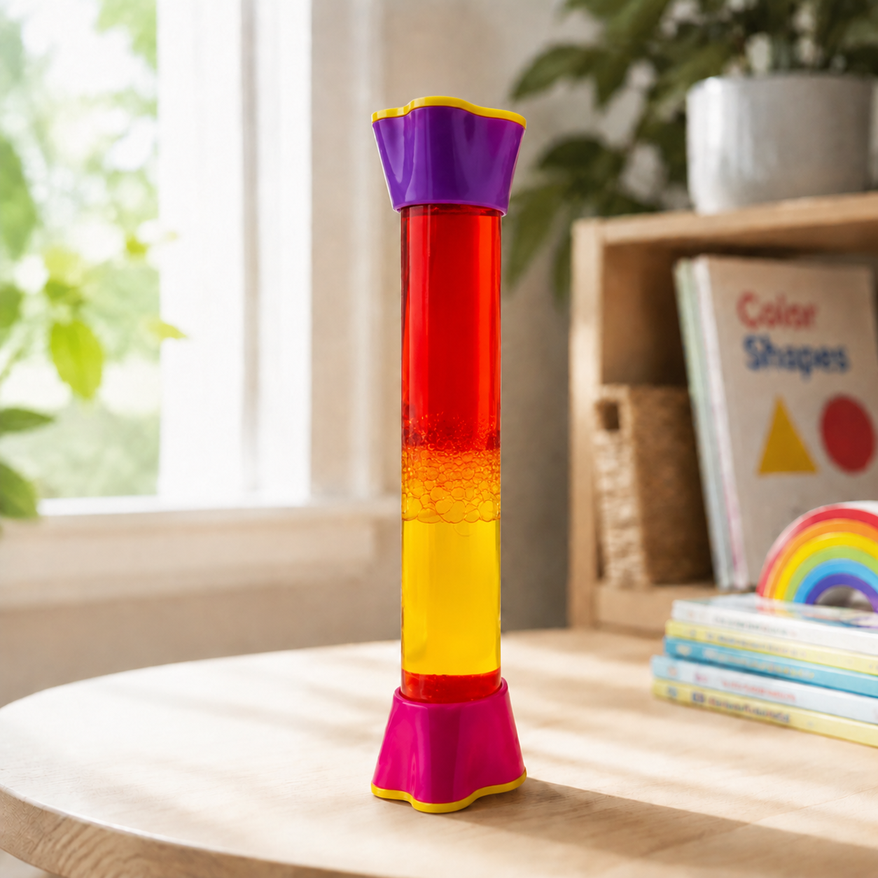 Red-Yellow Bubble Layer Tube