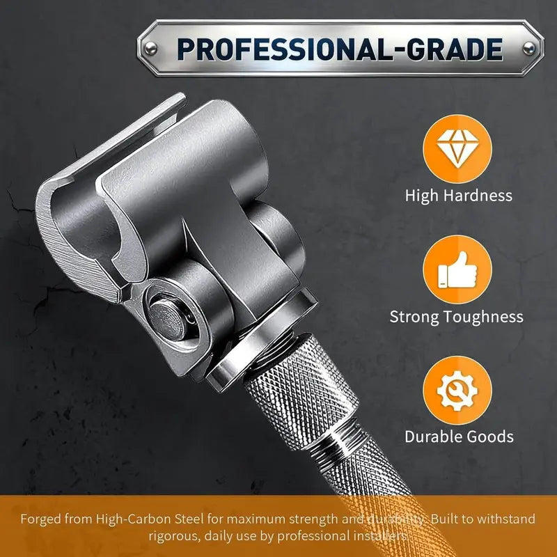 ⚙️Stainless steel universal adjusting wrench - suitable for interior and exterior doors, cabinets, and wooden doors