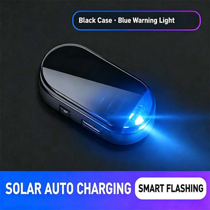 🚨 2-Pack Solar Powered Fake Car Alarm Light – Auto-Sensing LED Security Warning Light