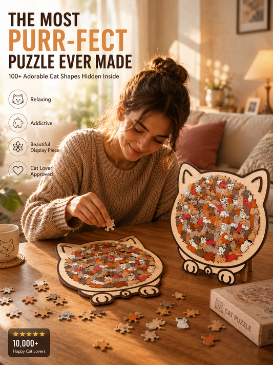 Cat Puzzles Are Super Cute, Fun, And Stress-Relieving.