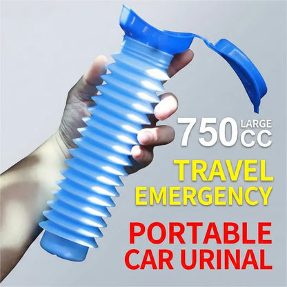 🚗💧Retractable Emergency Urinal Bottle - Flexible Plastic Unisex Camping Toilet