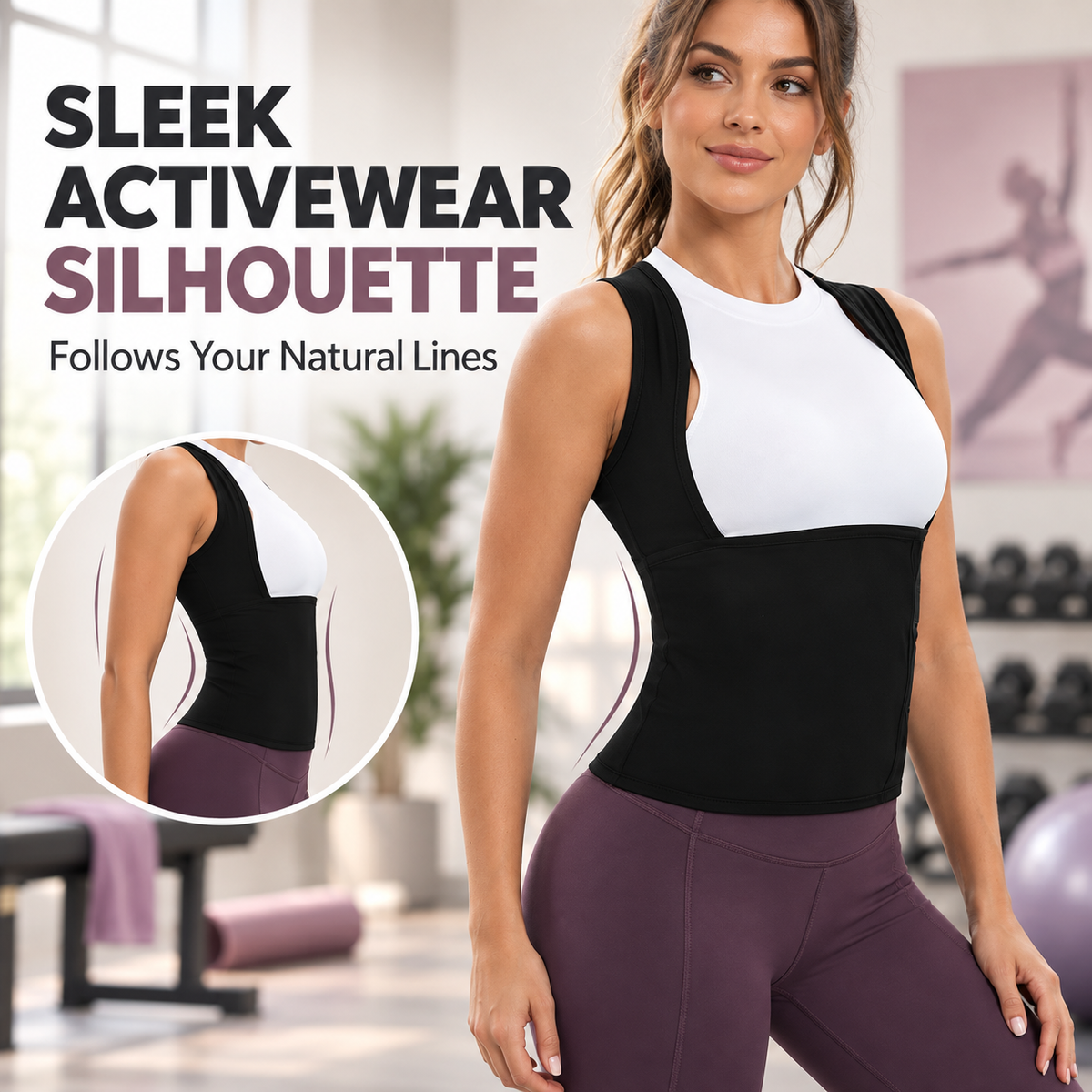 Women's Bra-Style High Performance Quick Dry Sauna Sweat Vest