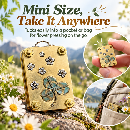 🌸Creative Handmade Metal Miniature Flower Press
