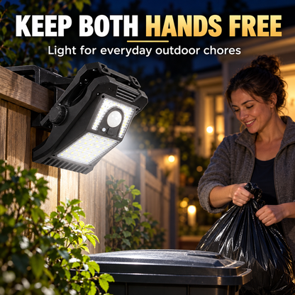 Solar-Powered Clip-On Motion Sensor Light