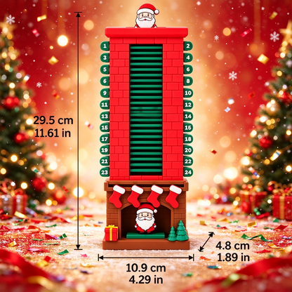 🎄Creative Christmas Chimney Advent Calendar – 24-Day Holiday Countdown