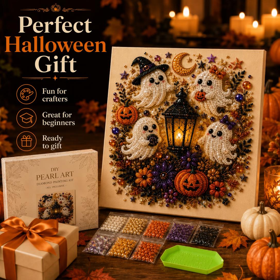 👻💎Halloween Ghost Pearl Art DIY Kit
