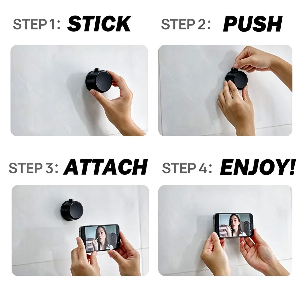 🔘Upgrade Double-Sided Nano Magnetic Cell Phone Mount