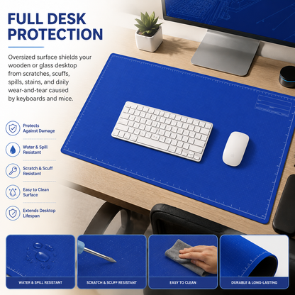 📐Blueprint Double-sided Desktop Mat