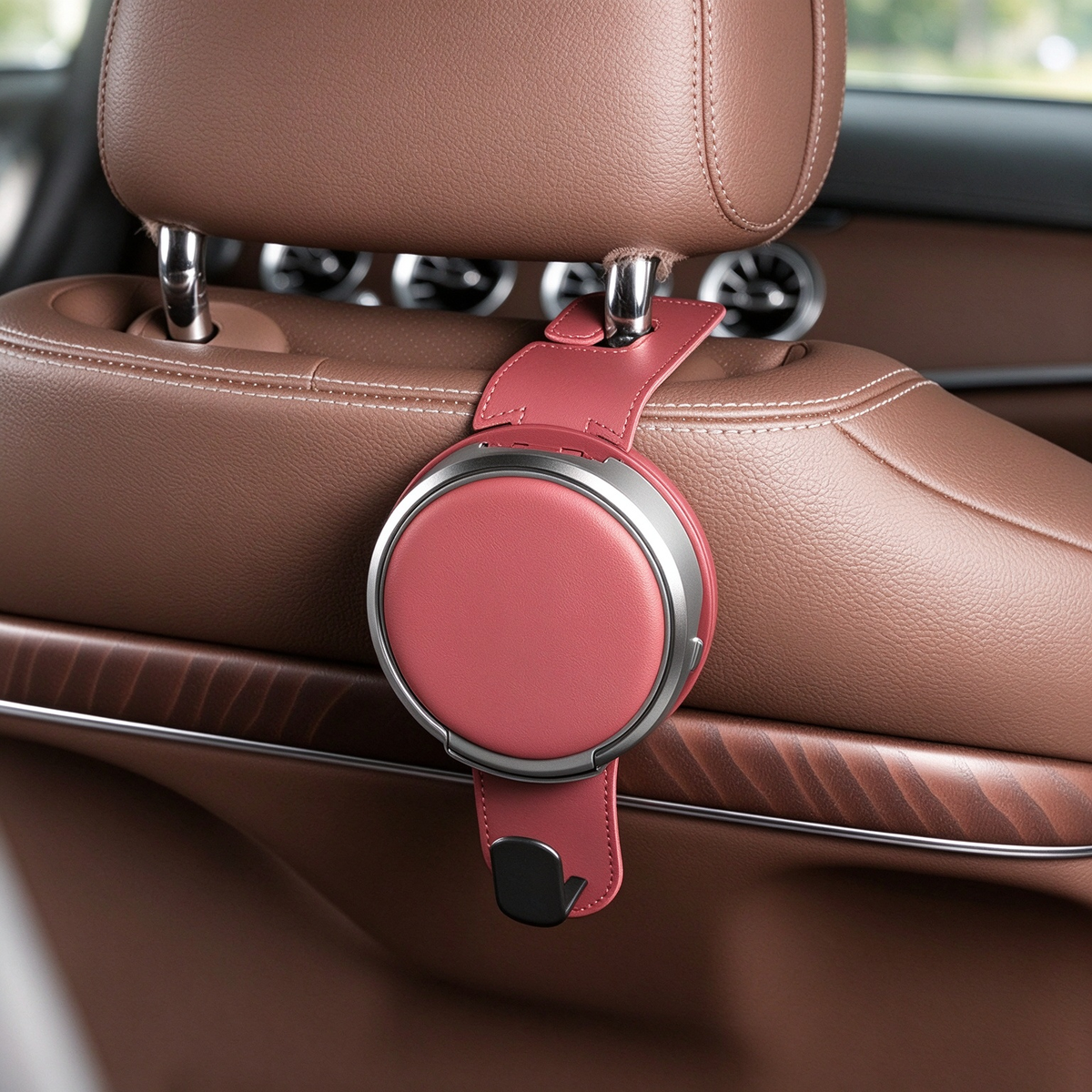 Foldable Car Seat Cup Holder with Hook