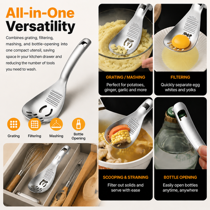 🥄5-in-1 Stainless Steel Multi-Function Grinding Spoon