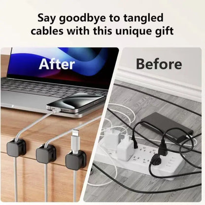 Data Cable Charging Adhesive Storage Holder（3Pcs）